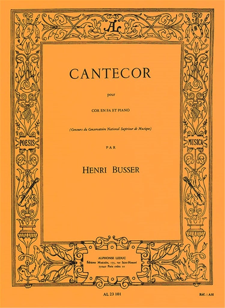 Cantecor Cor En Fa Et Piano